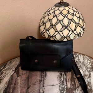 Everlane Limited Edition Black Italian Leather Cross Body Bag
